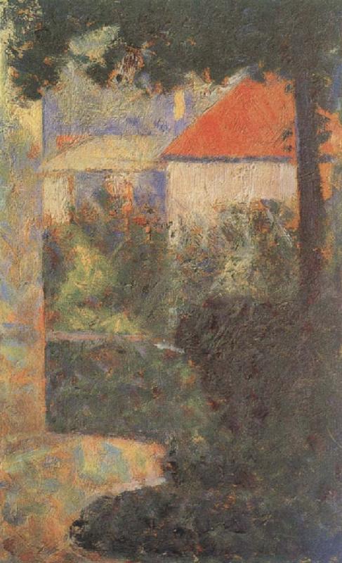 Georges Seurat Houses at Le Raincy Sweden oil painting art